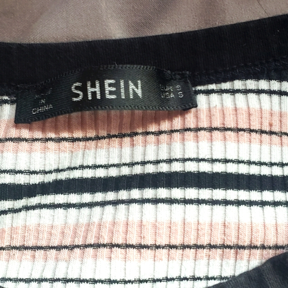A stripped shirt